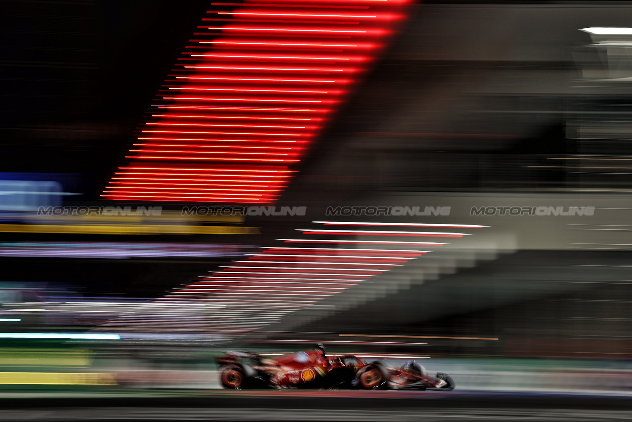 GP LAS VEGAS, Charles Leclerc (MON) Ferrari SF-24.

22.11.2024. Formula 1 World Championship, Rd 22, Las Vegas Grand Prix, Las Vegas, Nevada, USA, Qualifiche Day.

- www.xpbimages.com, EMail: requests@xpbimages.com © Copyright: Moy / XPB Images