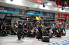 GP LAS VEGAS, George Russell (GBR) Mercedes AMG F1 W15 makes a pit stop.

22.11.2024. Formula 1 World Championship, Rd 22, Las Vegas Grand Prix, Las Vegas, Nevada, USA, Qualifiche Day.

- www.xpbimages.com, EMail: requests@xpbimages.com © Copyright: Batchelor / XPB Images
