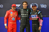 GP LAS VEGAS, Qualifiche top three in parc ferme (L to R): Carlos Sainz Jr (ESP) Ferrari, second; George Russell (GBR) Mercedes AMG F1, pole position; Pierre Gasly (FRA) Alpine F1 Team, third.

22.11.2024. Formula 1 World Championship, Rd 22, Las Vegas Grand Prix, Las Vegas, Nevada, USA, Qualifiche Day.

- www.xpbimages.com, EMail: requests@xpbimages.com © Copyright: Batchelor / XPB Images