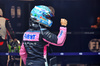 GP LAS VEGAS, Pierre Gasly (FRA) Alpine F1 Team celebrates his third position in qualifying parc ferme.

22.11.2024. Formula 1 World Championship, Rd 22, Las Vegas Grand Prix, Las Vegas, Nevada, USA, Qualifiche Day.

- www.xpbimages.com, EMail: requests@xpbimages.com © Copyright: Batchelor / XPB Images