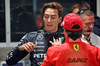 GP LAS VEGAS, Pole sitter George Russell (GBR) Mercedes AMG F1 with Carlos Sainz Jr (ESP) Ferrari in qualifying parc ferme.

22.11.2024. Formula 1 World Championship, Rd 22, Las Vegas Grand Prix, Las Vegas, Nevada, USA, Qualifiche Day.

- www.xpbimages.com, EMail: requests@xpbimages.com © Copyright: Batchelor / XPB Images