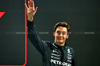 GP LAS VEGAS, George Russell (GBR) Mercedes AMG F1 celebrates his pole position in qualifying parc ferme.

22.11.2024. Formula 1 World Championship, Rd 22, Las Vegas Grand Prix, Las Vegas, Nevada, USA, Qualifiche Day.

 - www.xpbimages.com, EMail: requests@xpbimages.com © Copyright: Coates / XPB Images