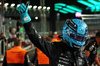 GP LAS VEGAS, George Russell (GBR) Mercedes AMG F1 celebrates his pole position in qualifying parc ferme.

22.11.2024. Formula 1 World Championship, Rd 22, Las Vegas Grand Prix, Las Vegas, Nevada, USA, Qualifiche Day.

 - www.xpbimages.com, EMail: requests@xpbimages.com © Copyright: Coates / XPB Images