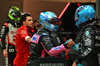 GP LAS VEGAS, (L to R): Carlos Sainz Jr (ESP) Ferrari with Pierre Gasly (FRA) Alpine F1 Team e George Russell (GBR) Mercedes AMG F1 in qualifying parc ferme.

22.11.2024. Formula 1 World Championship, Rd 22, Las Vegas Grand Prix, Las Vegas, Nevada, USA, Qualifiche Day.

 - www.xpbimages.com, EMail: requests@xpbimages.com © Copyright: Coates / XPB Images