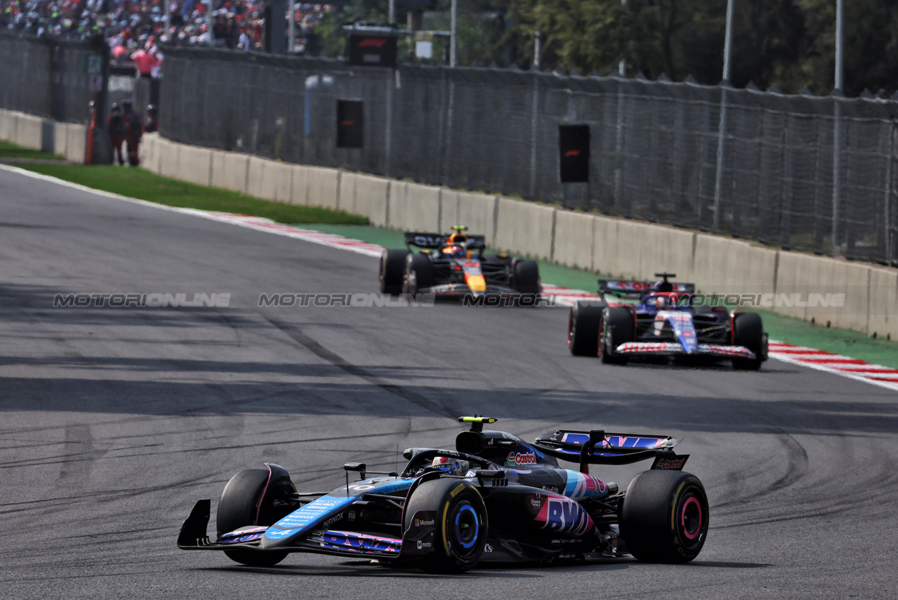 GP MESSICO, Pierre Gasly (FRA) Alpine F1 Team A524.

27.10.2024. Formula 1 World Championship, Rd 20, Mexican Grand Prix, Mexico City, Mexico, Gara Day.

- www.xpbimages.com, EMail: requests@xpbimages.com © Copyright: Batchelor / XPB Images