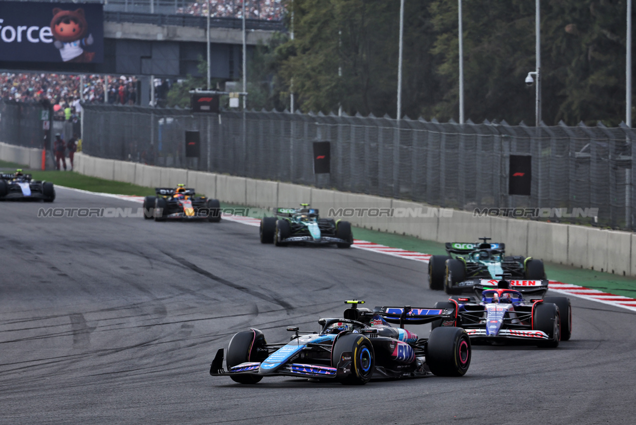 GP MESSICO, Pierre Gasly (FRA) Alpine F1 Team A524.

27.10.2024. Formula 1 World Championship, Rd 20, Mexican Grand Prix, Mexico City, Mexico, Gara Day.

- www.xpbimages.com, EMail: requests@xpbimages.com © Copyright: Batchelor / XPB Images