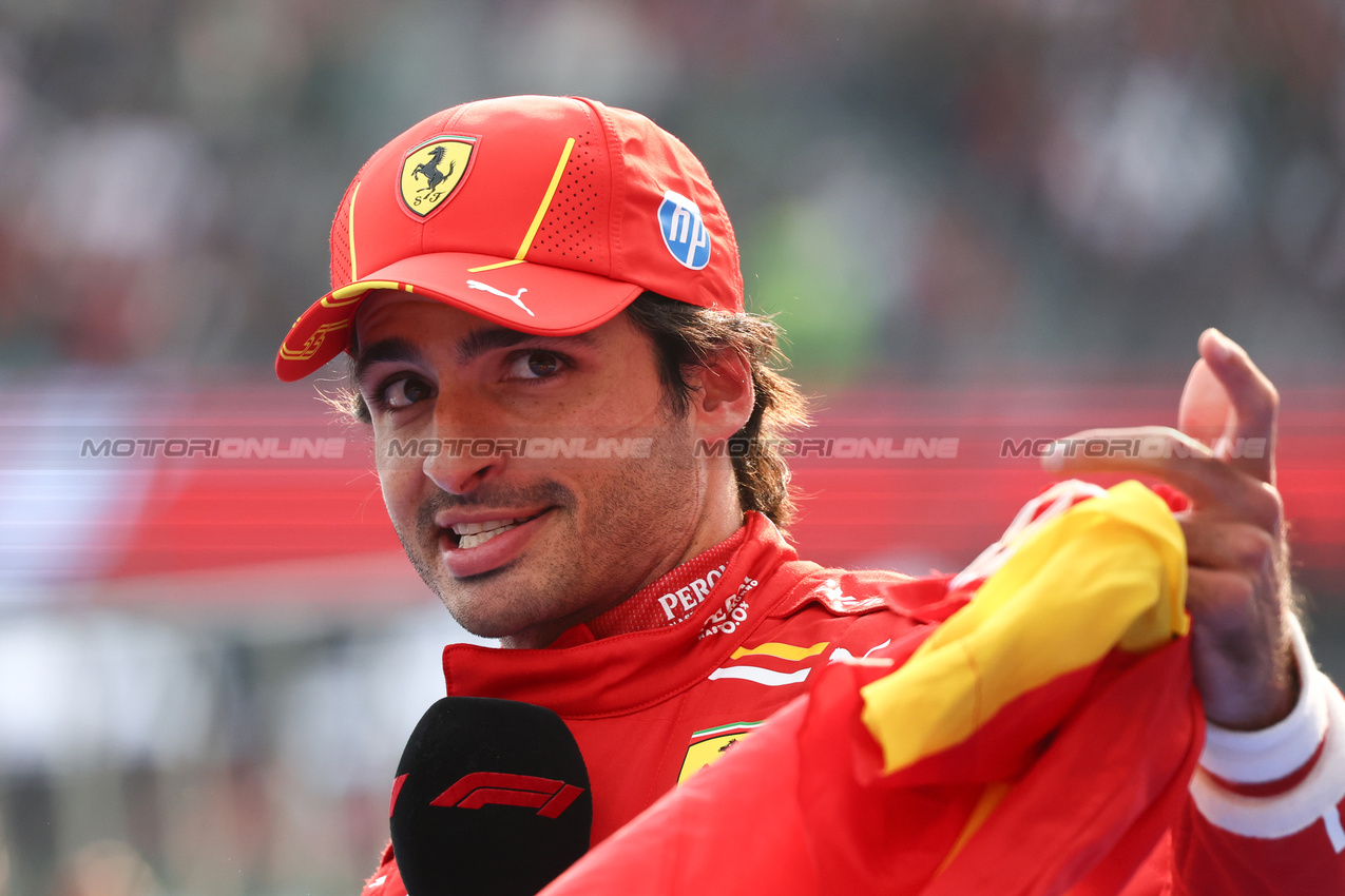 GP MESSICO, Carlos Sainz Jr (ESP), Ferrari 
27.10.2024. Formula 1 World Championship, Rd 20, Mexican Grand Prix, Mexico City, Mexico, Gara Day.
- www.xpbimages.com, EMail: requests@xpbimages.com © Copyright: Charniaux / XPB Images