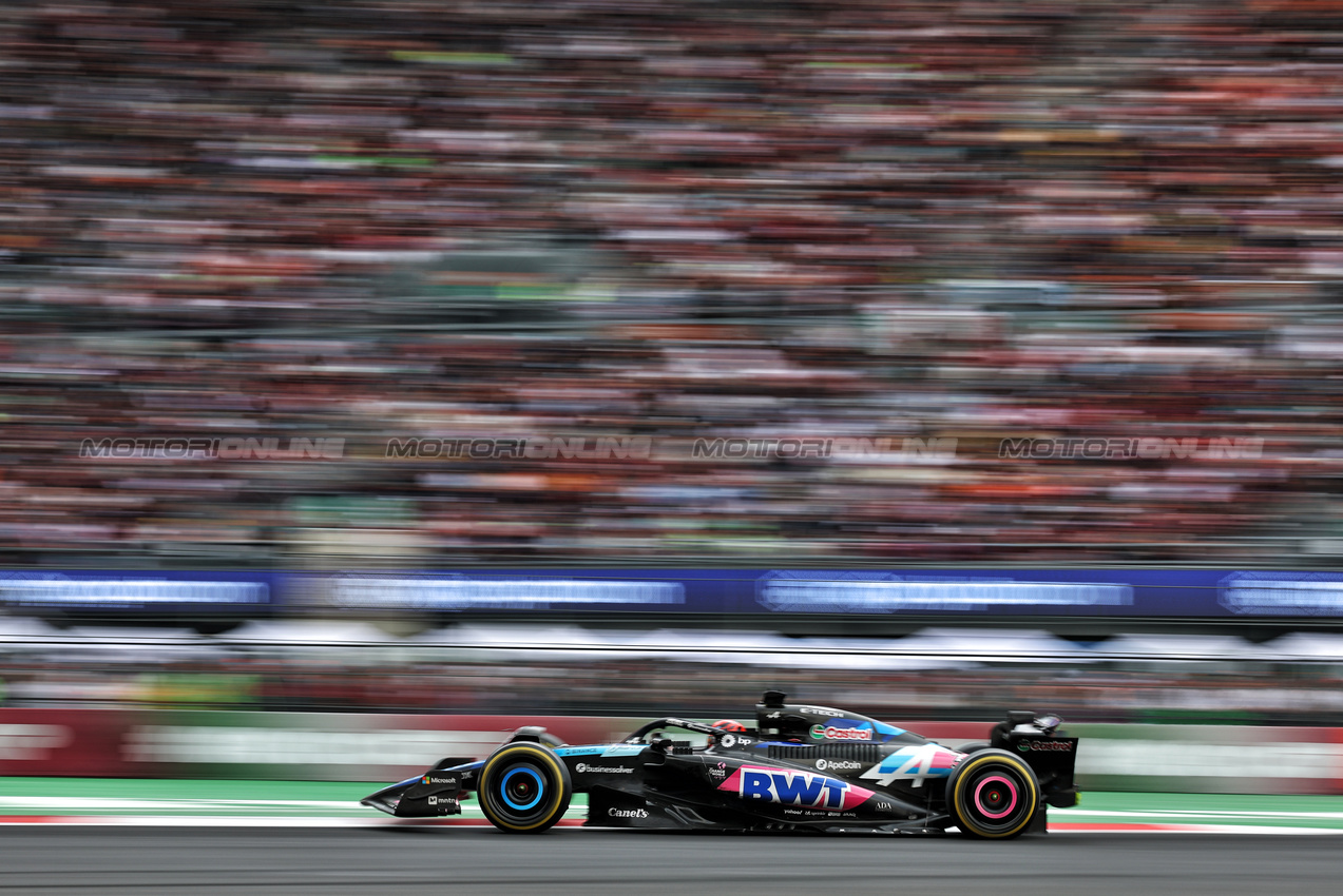 GP MESSICO, Esteban Ocon (FRA) Alpine F1 Team A524.

27.10.2024. Formula 1 World Championship, Rd 20, Mexican Grand Prix, Mexico City, Mexico, Gara Day.

- www.xpbimages.com, EMail: requests@xpbimages.com © Copyright: Moy / XPB Images