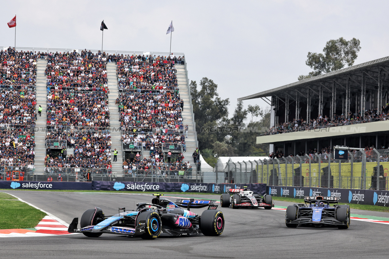 GP MESSICO, Pierre Gasly (FRA) Alpine F1 Team A524.

27.10.2024. Formula 1 World Championship, Rd 20, Mexican Grand Prix, Mexico City, Mexico, Gara Day.

- www.xpbimages.com, EMail: requests@xpbimages.com © Copyright: Bearne / XPB Images