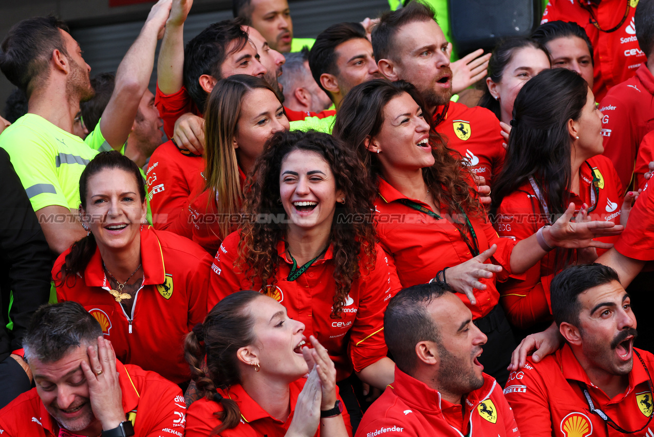 GP MESSICO, Ferrari celebrates a 1-3 finish.

27.10.2024. Formula 1 World Championship, Rd 20, Mexican Grand Prix, Mexico City, Mexico, Gara Day.

 - www.xpbimages.com, EMail: requests@xpbimages.com © Copyright: Coates / XPB Images