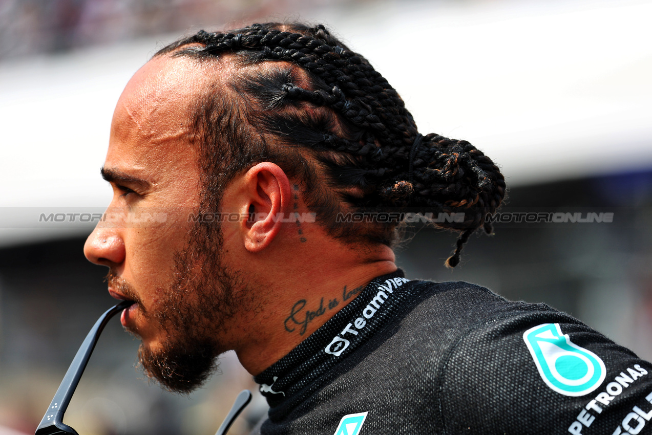 GP MESSICO, Lewis Hamilton (GBR) Mercedes AMG F1 on the grid.

27.10.2024. Formula 1 World Championship, Rd 20, Mexican Grand Prix, Mexico City, Mexico, Gara Day.

- www.xpbimages.com, EMail: requests@xpbimages.com © Copyright: Charniaux / XPB Images