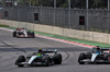 GP MESSICO, Lewis Hamilton (GBR) Mercedes AMG F1 W15 e George Russell (GBR) Mercedes AMG F1 W15 battle for position.

27.10.2024. Formula 1 World Championship, Rd 20, Mexican Grand Prix, Mexico City, Mexico, Gara Day.

- www.xpbimages.com, EMail: requests@xpbimages.com © Copyright: Batchelor / XPB Images