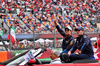 GP MESSICO, (L to R): Sergio Perez (MEX) Red Bull Racing e Max Verstappen (NLD) Red Bull Racing on the drivers' parade.

27.10.2024. Formula 1 World Championship, Rd 20, Mexican Grand Prix, Mexico City, Mexico, Gara Day.

- www.xpbimages.com, EMail: requests@xpbimages.com © Copyright: Batchelor / XPB Images