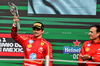 GP MESSICO, Charles Leclerc (MON) Ferrari celebrates his third position on the podium.

27.10.2024. Formula 1 World Championship, Rd 20, Mexican Grand Prix, Mexico City, Mexico, Gara Day.

- www.xpbimages.com, EMail: requests@xpbimages.com © Copyright: Bearne / XPB Images