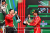 GP MESSICO, (L to R): Riccardo Adami (ITA) Ferrari Gara Engineer celebrates on the podium with vincitore Carlos Sainz Jr (ESP) Ferrari.

27.10.2024. Formula 1 World Championship, Rd 20, Mexican Grand Prix, Mexico City, Mexico, Gara Day.

- www.xpbimages.com, EMail: requests@xpbimages.com © Copyright: Bearne / XPB Images