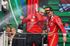 GP MESSICO, (L to R): Riccardo Adami (ITA) Ferrari Gara Engineer celebrates on the podium with vincitore Carlos Sainz Jr (ESP) Ferrari.

27.10.2024. Formula 1 World Championship, Rd 20, Mexican Grand Prix, Mexico City, Mexico, Gara Day.

- www.xpbimages.com, EMail: requests@xpbimages.com © Copyright: Bearne / XPB Images