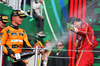 GP MESSICO, (L to R): Lando Norris (GBR) McLaren celebrates his second position on the podium with vincitore Carlos Sainz Jr (ESP) Ferrari.

27.10.2024. Formula 1 World Championship, Rd 20, Mexican Grand Prix, Mexico City, Mexico, Gara Day.

- www.xpbimages.com, EMail: requests@xpbimages.com © Copyright: Bearne / XPB Images