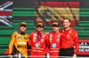 GP MESSICO, The podium (L to R): Lando Norris (GBR) McLaren, second; Carlos Sainz Jr (ESP) Ferrari, vincitore; Charles Leclerc (MON) Ferrari, third; Riccardo Adami (ITA) Ferrari Gara Engineer.

27.10.2024. Formula 1 World Championship, Rd 20, Mexican Grand Prix, Mexico City, Mexico, Gara Day.

- www.xpbimages.com, EMail: requests@xpbimages.com © Copyright: Bearne / XPB Images