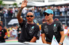 GP MESSICO, (L to R): Lewis Hamilton (GBR) Mercedes AMG F1 e George Russell (GBR) Mercedes AMG F1 on the drivers' parade.

27.10.2024. Formula 1 World Championship, Rd 20, Mexican Grand Prix, Mexico City, Mexico, Gara Day.

 - www.xpbimages.com, EMail: requests@xpbimages.com © Copyright: Coates / XPB Images