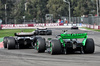 GP MESSICO, Nico Hulkenberg (GER) Haas VF-24 e Zhou Guanyu (CHN) Sauber C44 battle for position.

27.10.2024. Formula 1 World Championship, Rd 20, Mexican Grand Prix, Mexico City, Mexico, Gara Day.

- www.xpbimages.com, EMail: requests@xpbimages.com © Copyright: Bearne / XPB Images