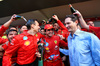 GP MESSICO, Gara winner Carlos Sainz Jr (ESP) Ferrari celebrates with Riccardo Adami (ITA) Ferrari Gara Engineer e John Elkann (ITA) FIAT Chrysler Automobiles Chairman.

27.10.2024. Formula 1 World Championship, Rd 20, Mexican Grand Prix, Mexico City, Mexico, Gara Day.

 - www.xpbimages.com, EMail: requests@xpbimages.com © Copyright: Coates / XPB Images