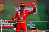 GP MESSICO, Gara winner Carlos Sainz Jr (ESP) Ferrari celebrates on the podium.

27.10.2024. Formula 1 World Championship, Rd 20, Mexican Grand Prix, Mexico City, Mexico, Gara Day.

 - www.xpbimages.com, EMail: requests@xpbimages.com © Copyright: Coates / XPB Images