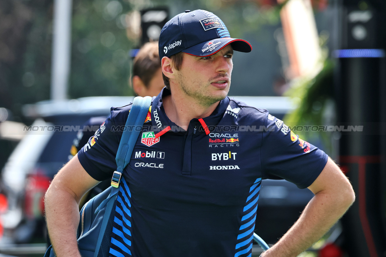 GP MESSICO, Max Verstappen (NLD) Red Bull Racing.

24.10.2024. Formula 1 World Championship, Rd 20, Mexican Grand Prix, Mexico City, Mexico, Preparation Day.

- www.xpbimages.com, EMail: requests@xpbimages.com © Copyright: Moy / XPB Images