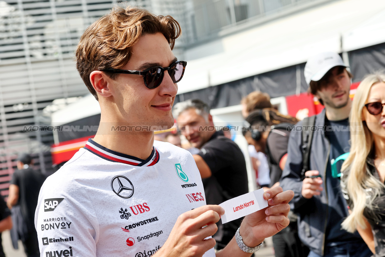 GP MESSICO, George Russell (GBR) Mercedes AMG F1.

24.10.2024. Formula 1 World Championship, Rd 20, Mexican Grand Prix, Mexico City, Mexico, Preparation Day.

- www.xpbimages.com, EMail: requests@xpbimages.com © Copyright: Moy / XPB Images