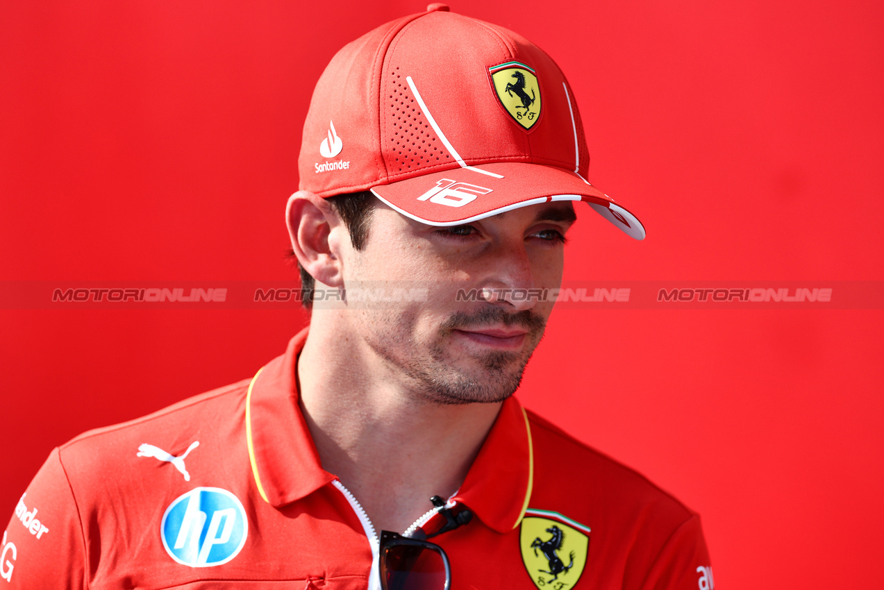 GP MESSICO, Charles Leclerc (MON) Ferrari.

24.10.2024. Formula 1 World Championship, Rd 20, Mexican Grand Prix, Mexico City, Mexico, Preparation Day.

 - www.xpbimages.com, EMail: requests@xpbimages.com © Copyright: Coates / XPB Images