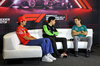 GP MESSICO, (L to R): Charles Leclerc (MON) Ferrari; Zhou Guanyu (CHN) Sauber; e Felipe Drugovich (BRA) Aston Martin F1 Team, Reserve e Development Programme Driver, in the FIA Press Conference.

24.10.2024. Formula 1 World Championship, Rd 20, Mexican Grand Prix, Mexico City, Mexico, Preparation Day.

- www.xpbimages.com, EMail: requests@xpbimages.com © Copyright: Bearne / XPB Images