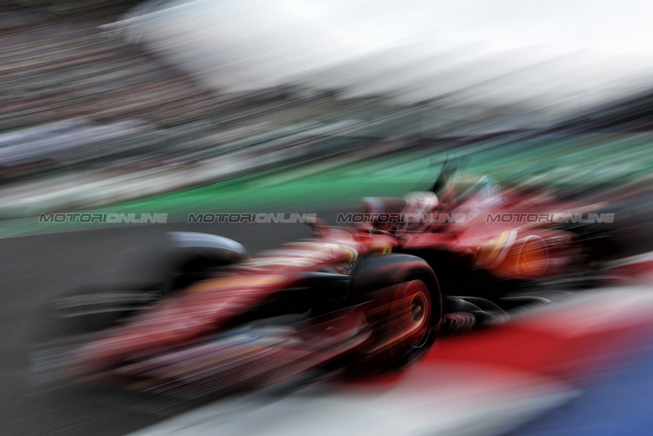 GP MESSICO, Charles Leclerc (MON) Ferrari SF-24.

26.10.2024. Formula 1 World Championship, Rd 20, Mexican Grand Prix, Mexico City, Mexico, Qualifiche Day.

- www.xpbimages.com, EMail: requests@xpbimages.com © Copyright: Moy / XPB Images