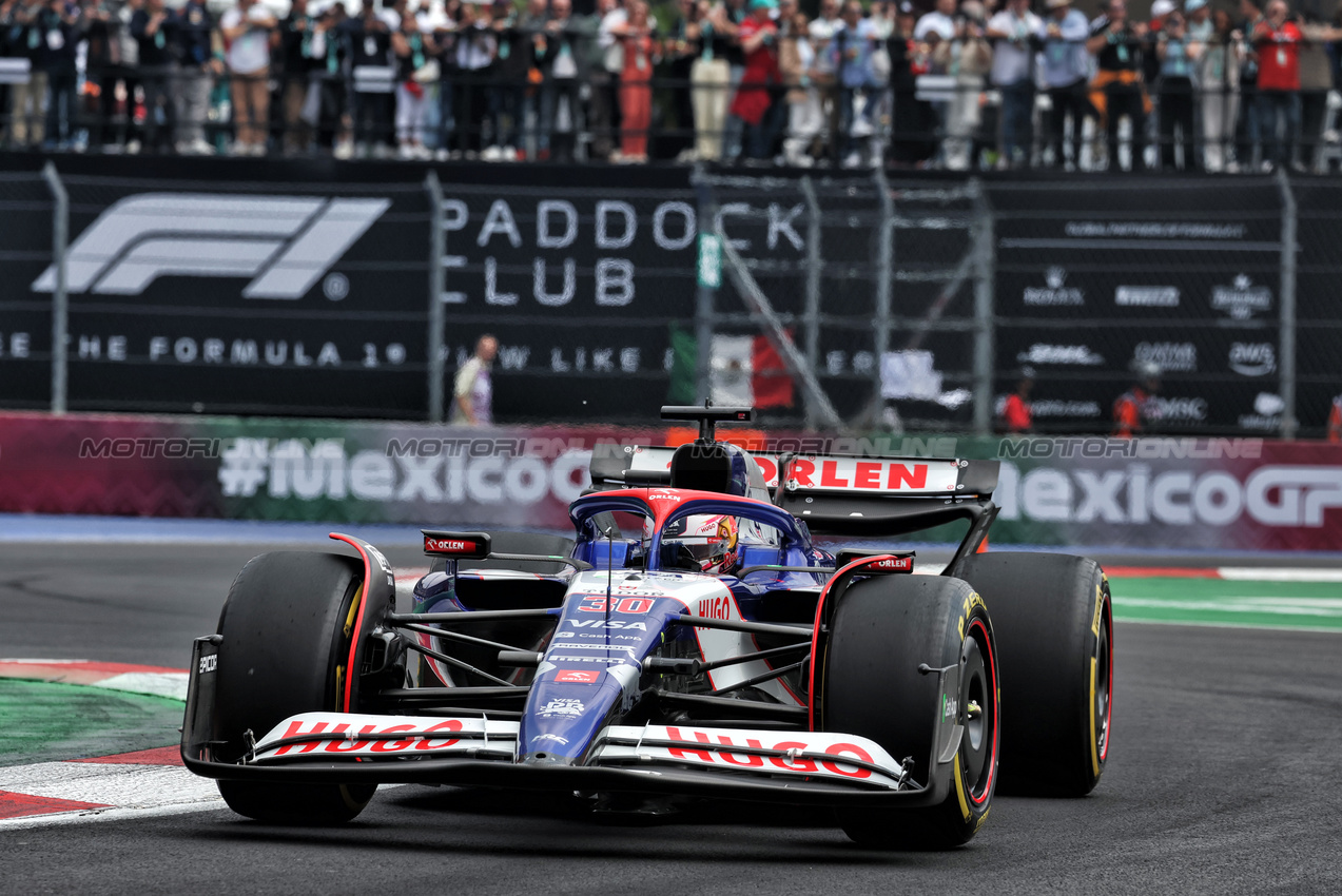 GP MESSICO, Liam Lawson (NZL) RB VCARB 01.

26.10.2024. Formula 1 World Championship, Rd 20, Mexican Grand Prix, Mexico City, Mexico, Qualifiche Day.

- www.xpbimages.com, EMail: requests@xpbimages.com © Copyright: Moy / XPB Images