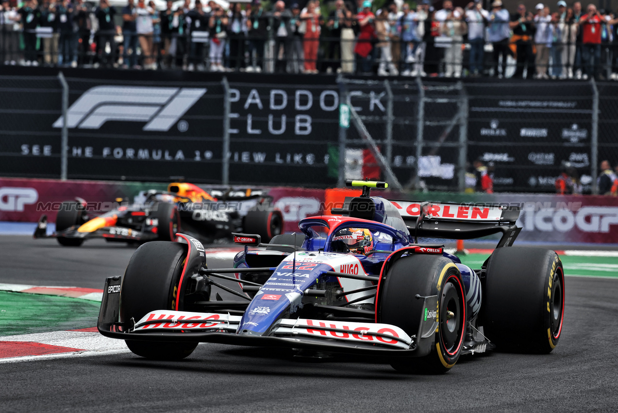 GP MESSICO, Yuki Tsunoda (JPN) RB VCARB 01.

26.10.2024. Formula 1 World Championship, Rd 20, Mexican Grand Prix, Mexico City, Mexico, Qualifiche Day.

- www.xpbimages.com, EMail: requests@xpbimages.com © Copyright: Moy / XPB Images