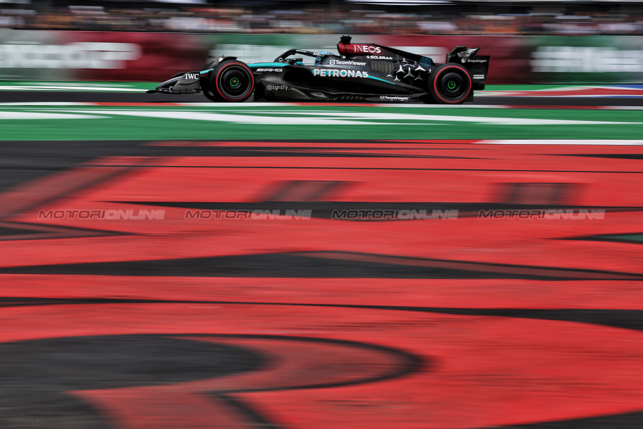 GP MESSICO, George Russell (GBR) Mercedes AMG F1 W15.

26.10.2024. Formula 1 World Championship, Rd 20, Mexican Grand Prix, Mexico City, Mexico, Qualifiche Day.

- www.xpbimages.com, EMail: requests@xpbimages.com © Copyright: Moy / XPB Images