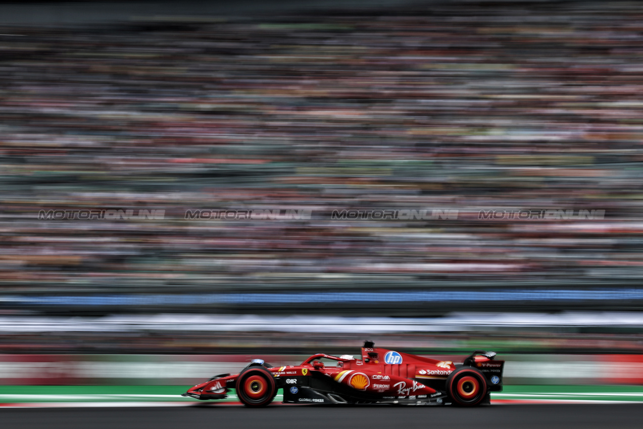 GP MESSICO, Charles Leclerc (MON) Ferrari SF-24.

26.10.2024. Formula 1 World Championship, Rd 20, Mexican Grand Prix, Mexico City, Mexico, Qualifiche Day.

- www.xpbimages.com, EMail: requests@xpbimages.com © Copyright: Moy / XPB Images