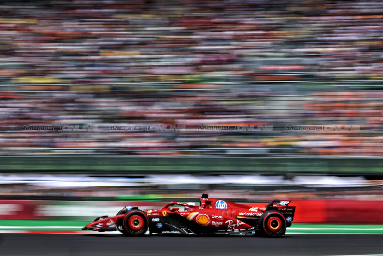 GP MESSICO, Charles Leclerc (MON) Ferrari SF-24.

26.10.2024. Formula 1 World Championship, Rd 20, Mexican Grand Prix, Mexico City, Mexico, Qualifiche Day.

 - www.xpbimages.com, EMail: requests@xpbimages.com © Copyright: Coates / XPB Images