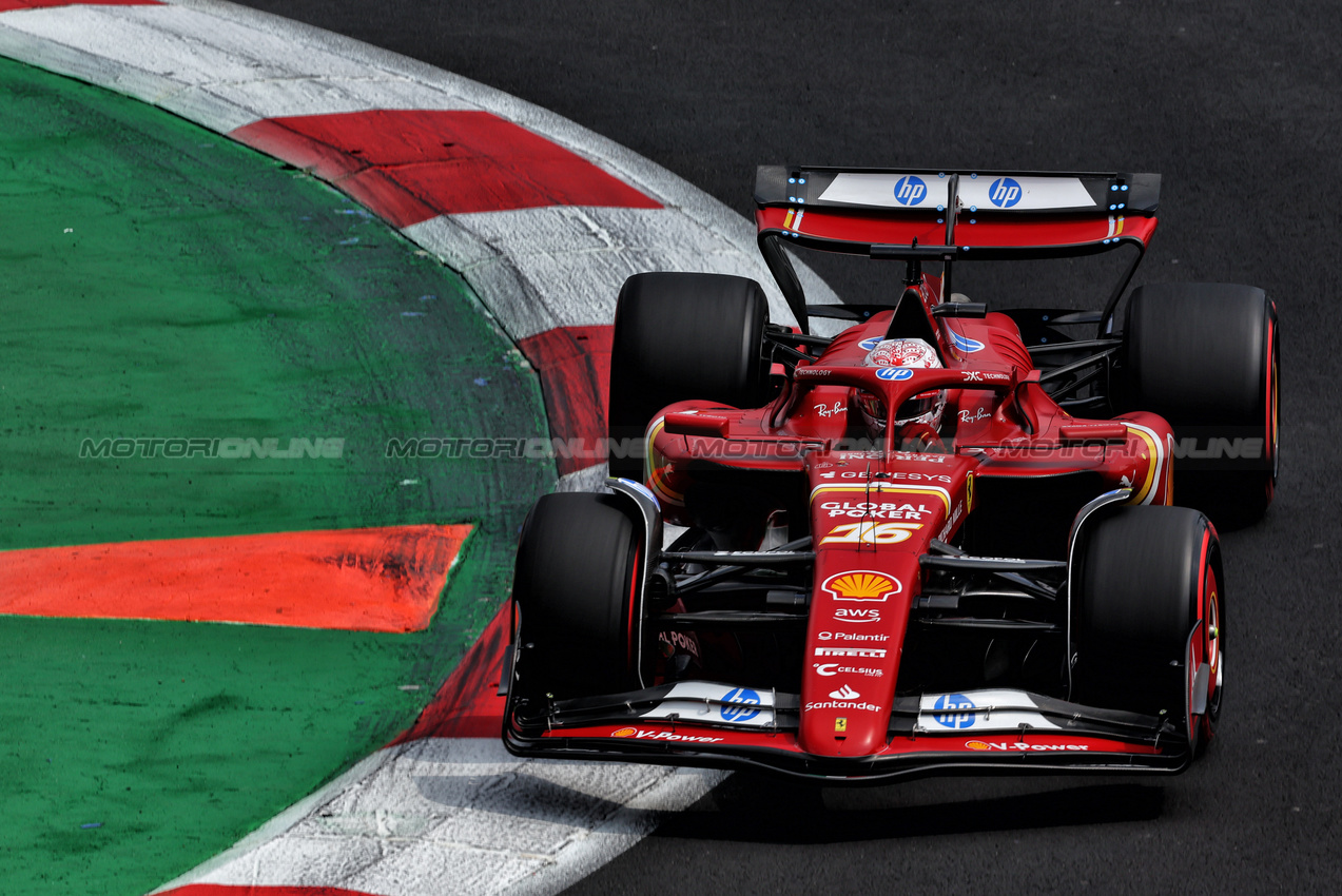 GP MESSICO, Charles Leclerc (MON) Ferrari SF-24.

26.10.2024. Formula 1 World Championship, Rd 20, Mexican Grand Prix, Mexico City, Mexico, Qualifiche Day.

 - www.xpbimages.com, EMail: requests@xpbimages.com © Copyright: Coates / XPB Images