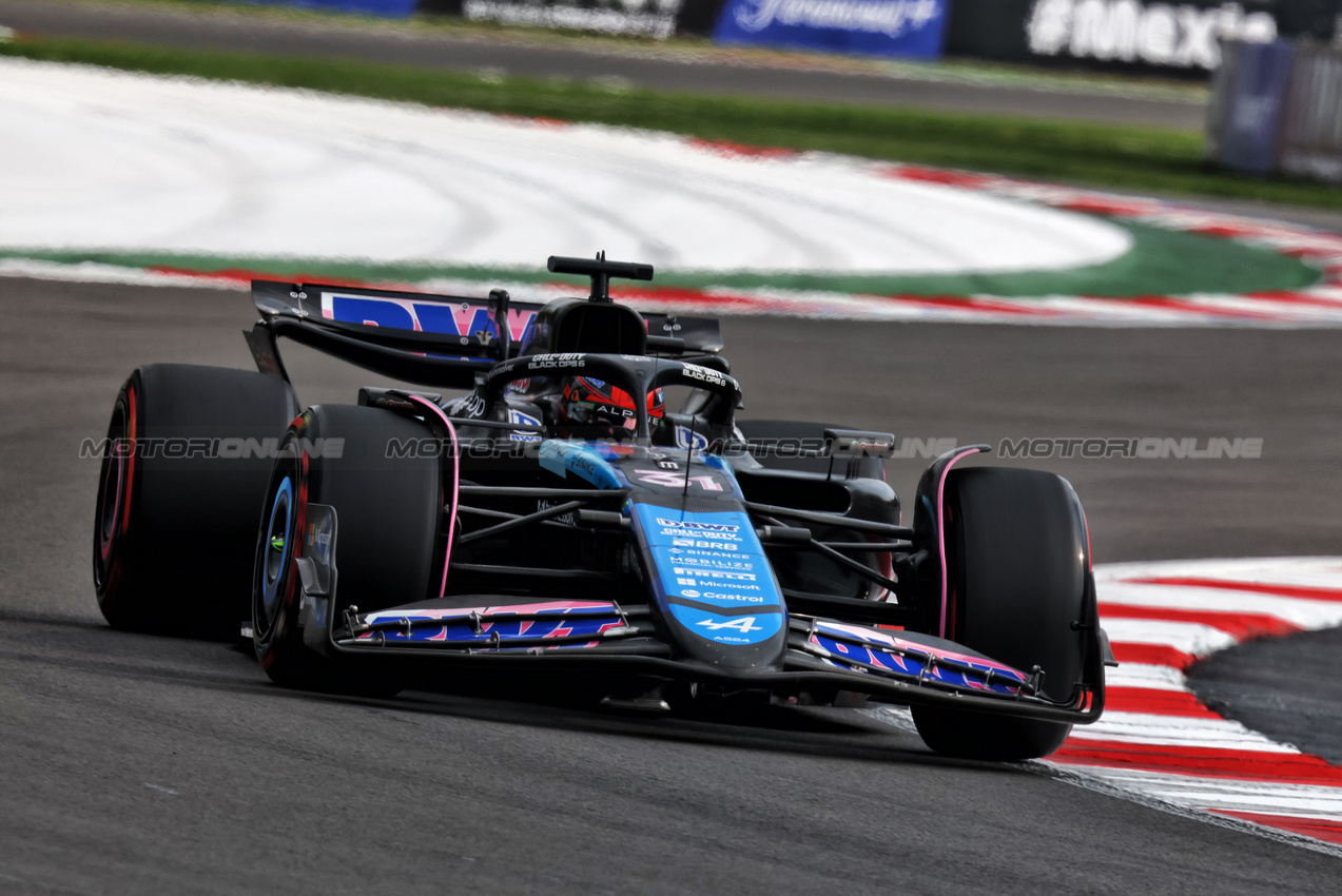 GP MESSICO, Esteban Ocon (FRA) Alpine F1 Team A524.

26.10.2024. Formula 1 World Championship, Rd 20, Mexican Grand Prix, Mexico City, Mexico, Qualifiche Day.

- www.xpbimages.com, EMail: requests@xpbimages.com © Copyright: Charniaux / XPB Images