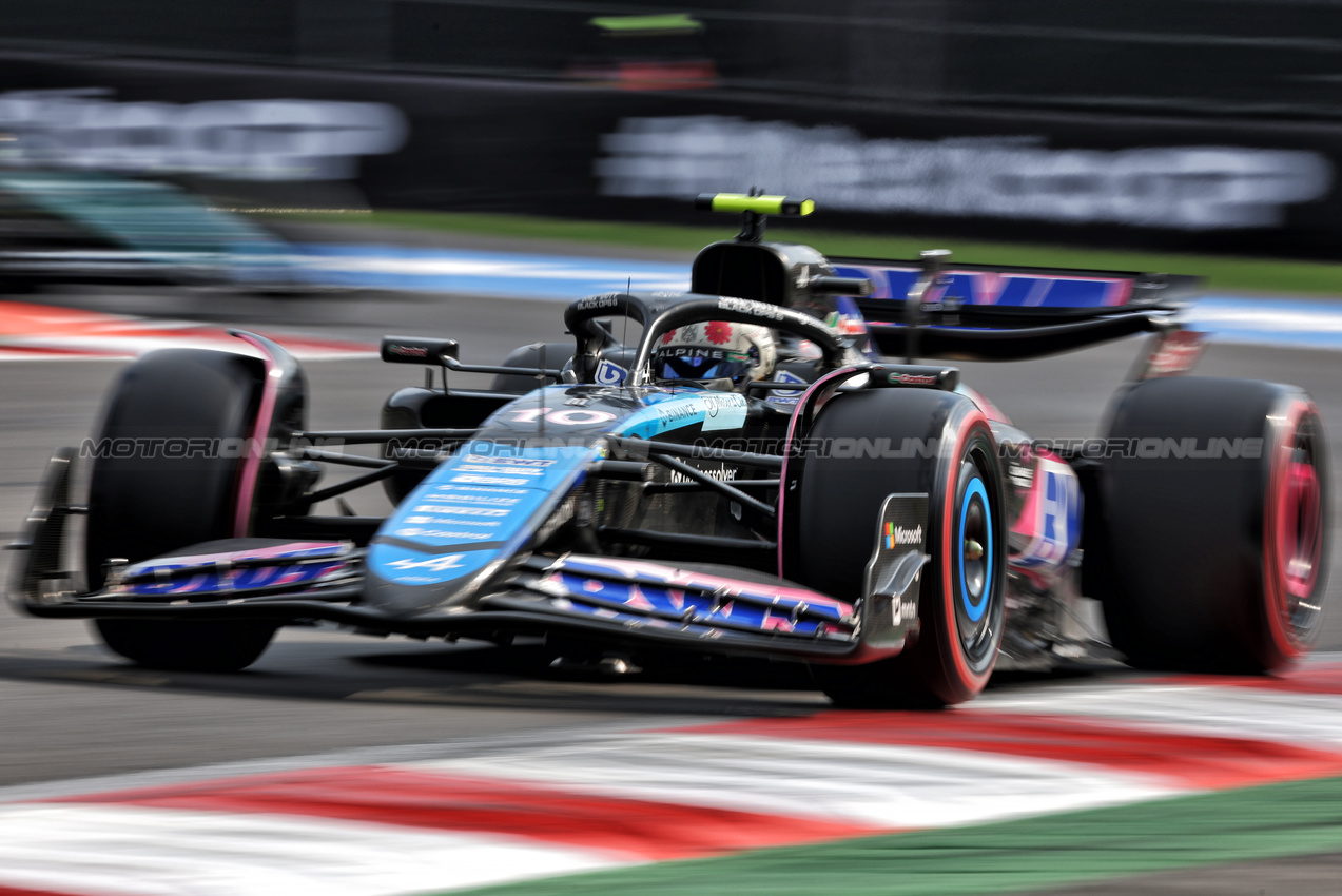 GP MESSICO, Pierre Gasly (FRA) Alpine F1 Team A524.

26.10.2024. Formula 1 World Championship, Rd 20, Mexican Grand Prix, Mexico City, Mexico, Qualifiche Day.

- www.xpbimages.com, EMail: requests@xpbimages.com © Copyright: Bearne / XPB Images