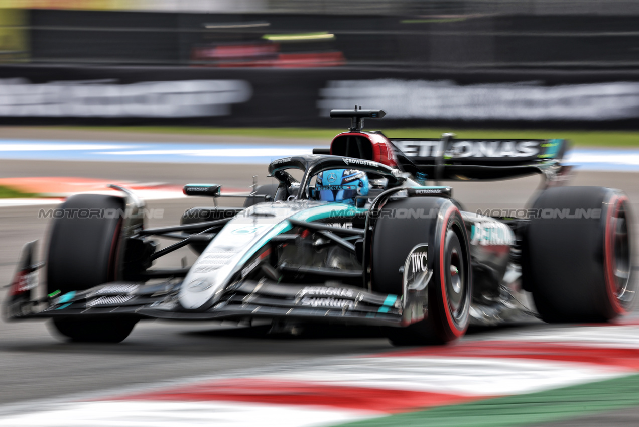 GP MESSICO, George Russell (GBR) Mercedes AMG F1 W15.

26.10.2024. Formula 1 World Championship, Rd 20, Mexican Grand Prix, Mexico City, Mexico, Qualifiche Day.

- www.xpbimages.com, EMail: requests@xpbimages.com © Copyright: Bearne / XPB Images