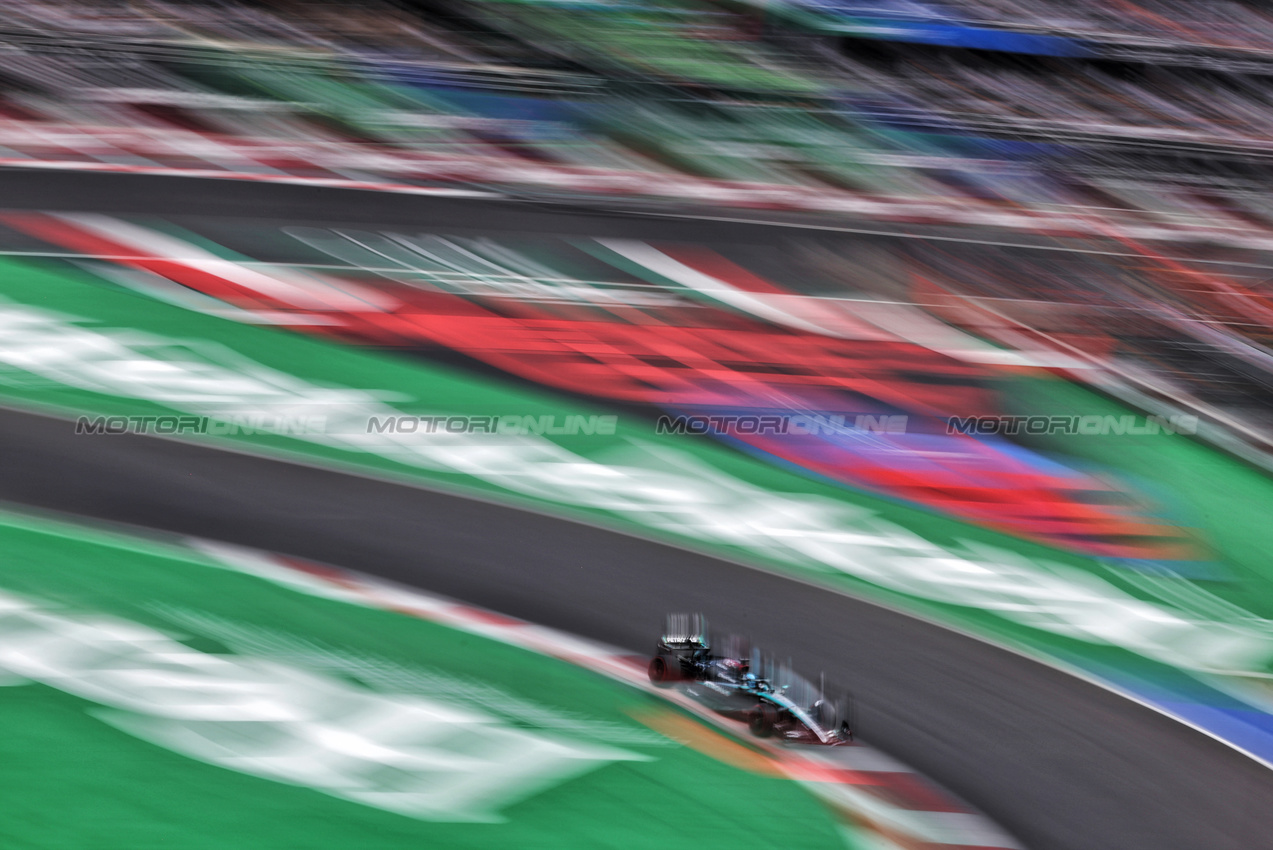 GP MESSICO, George Russell (GBR) Mercedes AMG F1 W15.

26.10.2024. Formula 1 World Championship, Rd 20, Mexican Grand Prix, Mexico City, Mexico, Qualifiche Day.

- www.xpbimages.com, EMail: requests@xpbimages.com © Copyright: Moy / XPB Images