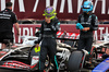 GP MESSICO, Lewis Hamilton (GBR) Mercedes AMG F1 e George Russell (GBR) Mercedes AMG F1 in qualifying parc ferme.

26.10.2024. Formula 1 World Championship, Rd 20, Mexican Grand Prix, Mexico City, Mexico, Qualifiche Day.

- www.xpbimages.com, EMail: requests@xpbimages.com © Copyright: Moy / XPB Images