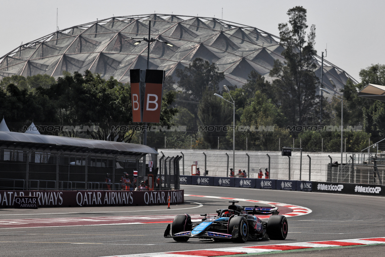 GP MESSICO, Esteban Ocon (FRA) Alpine F1 Team A524.

25.10.2024. Formula 1 World Championship, Rd 20, Mexican Grand Prix, Mexico City, Mexico, Practice Day.

- www.xpbimages.com, EMail: requests@xpbimages.com © Copyright: Moy / XPB Images