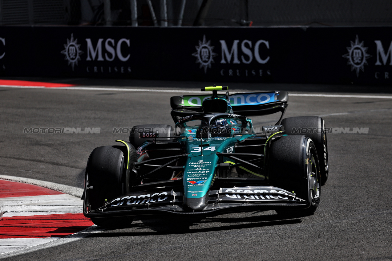 GP MESSICO, Felipe Drugovich (BRA) Aston Martin F1 Team AMR24, Reserve e Development Programme Driver.

25.10.2024. Formula 1 World Championship, Rd 20, Mexican Grand Prix, Mexico City, Mexico, Practice Day.

- www.xpbimages.com, EMail: requests@xpbimages.com © Copyright: Moy / XPB Images