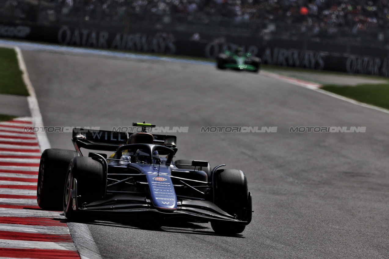 GP MESSICO, Franco Colapinto (ARG) Williams Racing FW46.

25.10.2024. Formula 1 World Championship, Rd 20, Mexican Grand Prix, Mexico City, Mexico, Practice Day.

 - www.xpbimages.com, EMail: requests@xpbimages.com © Copyright: Coates / XPB Images