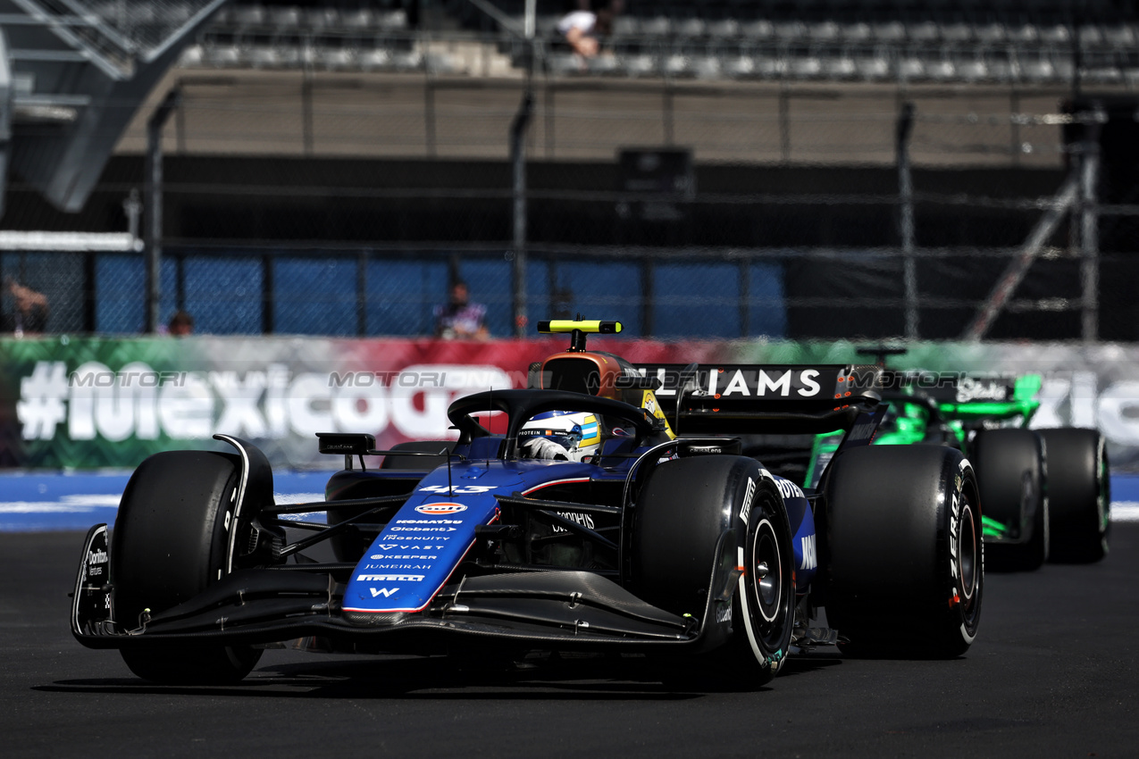 GP MESSICO, Franco Colapinto (ARG) Williams Racing FW46.

25.10.2024. Formula 1 World Championship, Rd 20, Mexican Grand Prix, Mexico City, Mexico, Practice Day.

- www.xpbimages.com, EMail: requests@xpbimages.com © Copyright: Moy / XPB Images