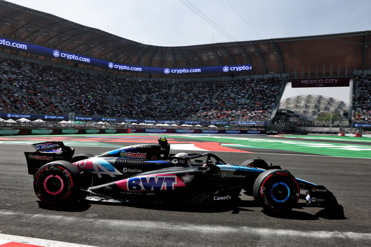 GP MESSICO, Pierre Gasly (FRA) Alpine F1 Team A524.

25.10.2024. Formula 1 World Championship, Rd 20, Mexican Grand Prix, Mexico City, Mexico, Practice Day.

- www.xpbimages.com, EMail: requests@xpbimages.com © Copyright: Charniaux / XPB Images