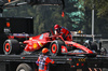 GP MESSICO, The Ferrari SF-24 of Oliver Bearman (GBR) Ferrari Reserve Driver is recovered back to the pits on the back of a truck after he was struck in the first practice session.

25.10.2024. Formula 1 World Championship, Rd 20, Mexican Grand Prix, Mexico City, Mexico, Practice Day.

 - www.xpbimages.com, EMail: requests@xpbimages.com © Copyright: Coates / XPB Images