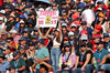 GP MESSICO, Circuit Atmosfera - fans in the grandstand.

25.10.2024. Formula 1 World Championship, Rd 20, Mexican Grand Prix, Mexico City, Mexico, Practice Day.

- www.xpbimages.com, EMail: requests@xpbimages.com © Copyright: Moy / XPB Images