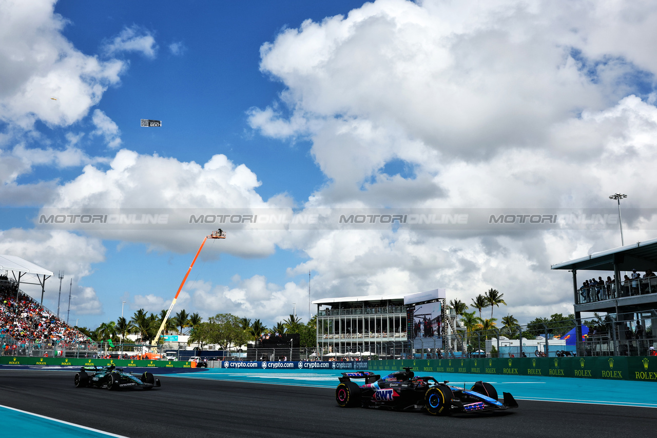 GP MIAMI, Esteban Ocon (FRA) Alpine F1 Team A524.

05.05.2024. Formula 1 World Championship, Rd 6, Miami Grand Prix, Miami, Florida, USA, Gara Day.

- www.xpbimages.com, EMail: requests@xpbimages.com © Copyright: Charniaux / XPB Images